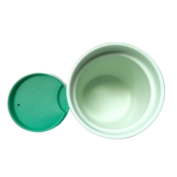 STARBUCKS HOLIDAY 2022  HREEN STRIPED 8OZ. CERAMIC TUMBLER - Picture 4 of 6